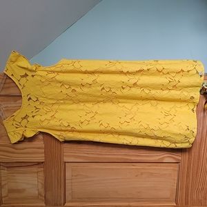 Pretty yellow sun dress size large